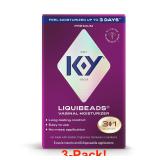 K-Y Liquibeads Vaginal Moisturizer 6 Count