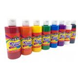 Cra-Z-Art Washable Tempera Paint 8ct 4oz Bottles