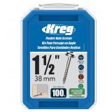 Kreg 1-12 Stainless Steel Pocket Hole Screws 100
