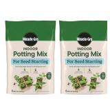 Miracle-Gro Indoor Potting Mix 8 qt. 2-Pack