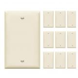 ENERLITES 1-Gang Blank Wall Plate Light Almond