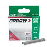 Arrow Fastener 14 JT21 Thin Wire Staples 1000ct