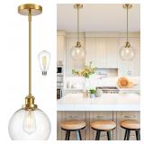 Bagood 8 Gold Globe Pendant Light