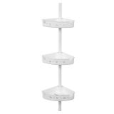 Glacier Bay 3-Tier White Corner Shower Caddy