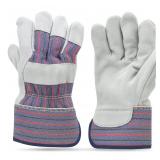 G F Products Cowhide Work Gloves Large 5-Pack