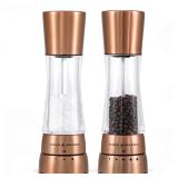 Cole Mason Copper Salt Pepper Mill Set 190mm