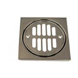 Westbrass Shower Strainer 4.25 Sq Polished Nickel