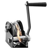 VEVOR 800 lbs Manual Hand Winch 33 ft Cable