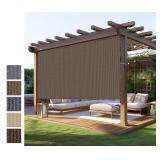 NOVINO Outdoor Roller Shade 132x96 Mocha