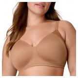 PLAYTEX Womens Wireless T-Shirt Bra 38C Brown