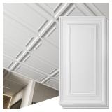 Art3d 12-Pack 2x4ft PVC Drop Ceiling Tiles White