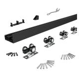 Sdstone 6ft Aluminum Bypass Closet Door Hardware