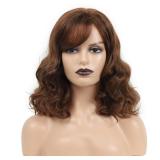 OYSRONG Multicolored Curly Wig BrownBlonde $15.59