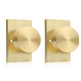 Goldenwarm Gold Dummy Door Knobs 1 Pack