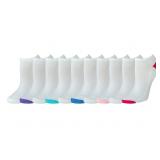 Amazon Essentials Womens No-Show Socks White 6-9