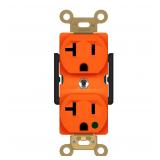 ENERLITES Hospital Grade 20A Duplex Outlet Orange