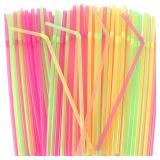 Blue Sky Flexible Plastic Straws 175 Count