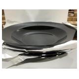 G.E.T. B-2412-BK-EC Black (Set of 4) Melamine...
