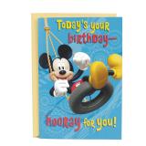 Hallmark Mickey Mouse Clubhouse Card 5.75x8.3in
