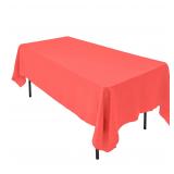 AK TRADING CO. 60x126 Rectangular Tablecloth Coral