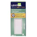 Leviton 3-Way Decora Antimicrobial Switch White