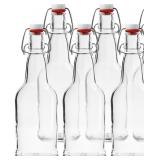 Chefs Star 16oz Glass Swing Top Bottles 5-Pack