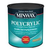 Minwax Polycrylic Finish 1qt Semi-Gloss