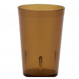 GET 8oz Amber Plastic Tumblers Set of 4