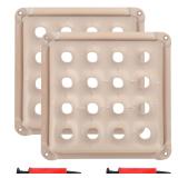 LOEKEAH 2-Pack Waffle Seat Cushions 17x17