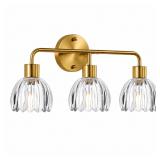 vivihobb 3-Light Gold Brass Wall Sconce New