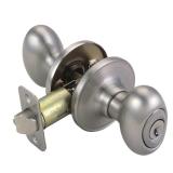 Design House Keyed Entry Doorknob Satin Nickel