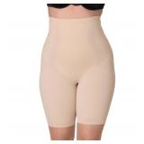 Bali Womens Thigh Slimmer Shorts Almond XL
