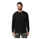 Dickies Mens Long-Sleeve Crew Shirt Black 3XL
