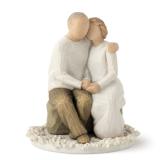 Willow Tree Anniversary Cake Topper 4in