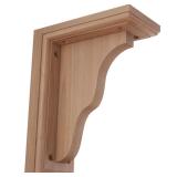 Ekena Millwork Hamilton Wood Bracket 3.5x7x9...