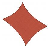 AsterOutdoor 6x10 Rectangle Sun Shade Sail Terra
