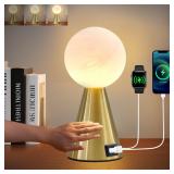 ZSANZYU Gold Small 3-Way LED Touch Table Lamp...