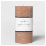 Threshold Pillar Candle 6x3 Ashwood Palo Santo