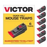 Victor Quick-Kill Mouse Traps 6 Count