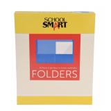School Smart 2-Pocket Folders Letter Size 25 Pack