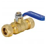 Eastman 12 in. Brass Full Port Ball Valve 2-Pack