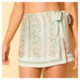 Shade  Shore Floral Wrap Swim Cover Up Skirt