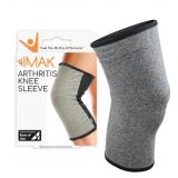 Imak Compression Arthritis Knee Sleeve Medium Gray