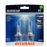Sylvania H7 Silverstar Halogen Headlight Bulb Pair