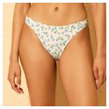 Shade  Shore Floral Low-Rise High-Leg Bikini...