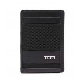 Tumi Alpha Money Clip Card Case Wallet Black