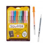 Sakura Souffle 3D Pastel Ink Pen Set 10 Count