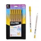 Sakura Gelly Roll Metallic Gold Gel Pens 6 Count