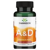 Swanson Vitamin A  D Eye Immune Skin Health 250 ct