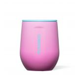 Corkcicle 12oz Stemless Wine Tumbler Pink Pop